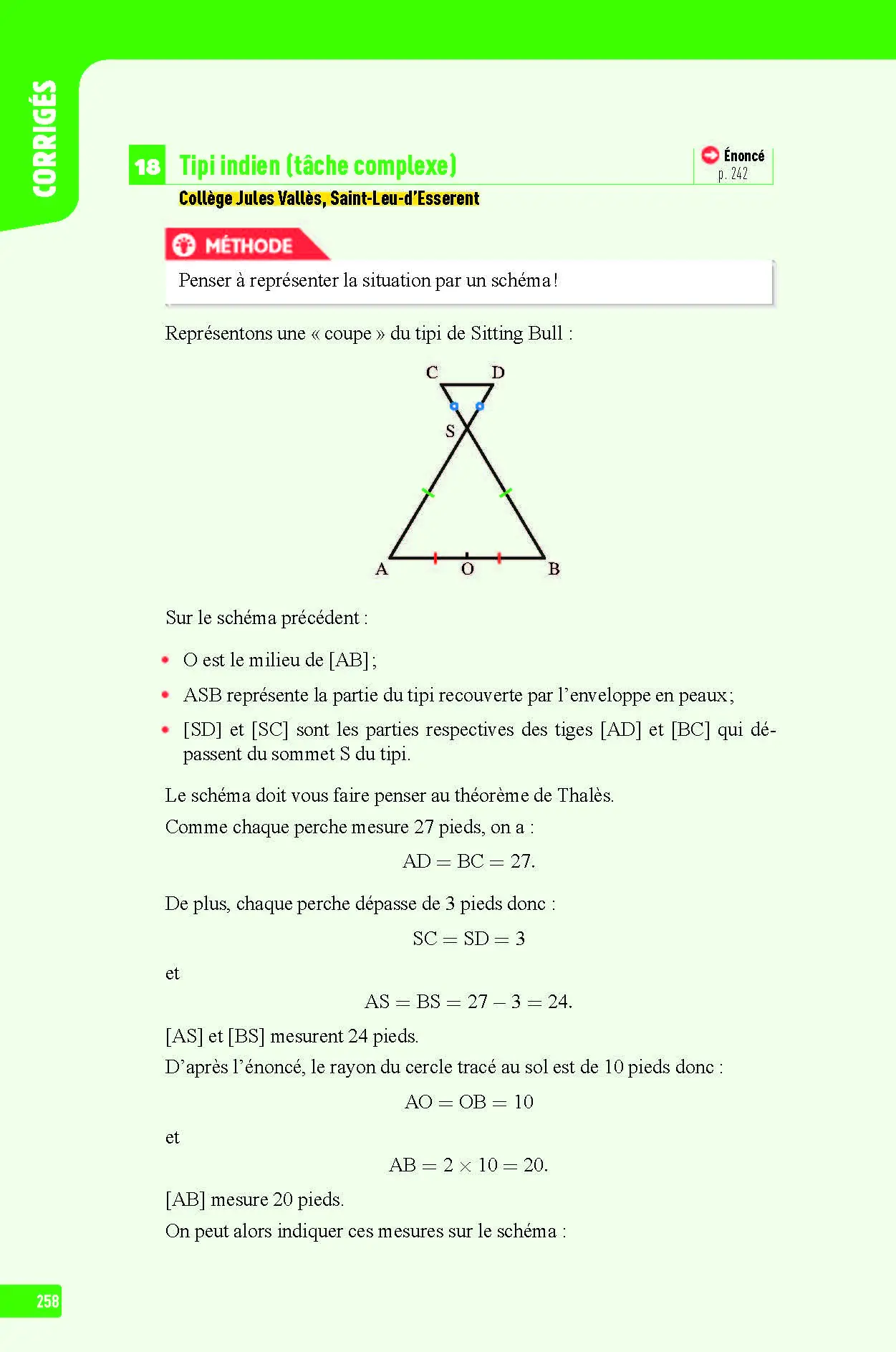 Maths 3e - Interros des collèges - Les vrais exos - des centaines d'exercices avec corrigés détaillés - Brevet 2027 - Cahier d'exercices - 9782091573120 - page intérieure 01