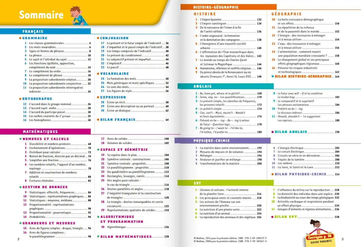 Je comprends tout - 5eme - Réviser toutes les matières pour réussir son année de 5e - Tout-en-un - 9782091894799 - page-interieure 01