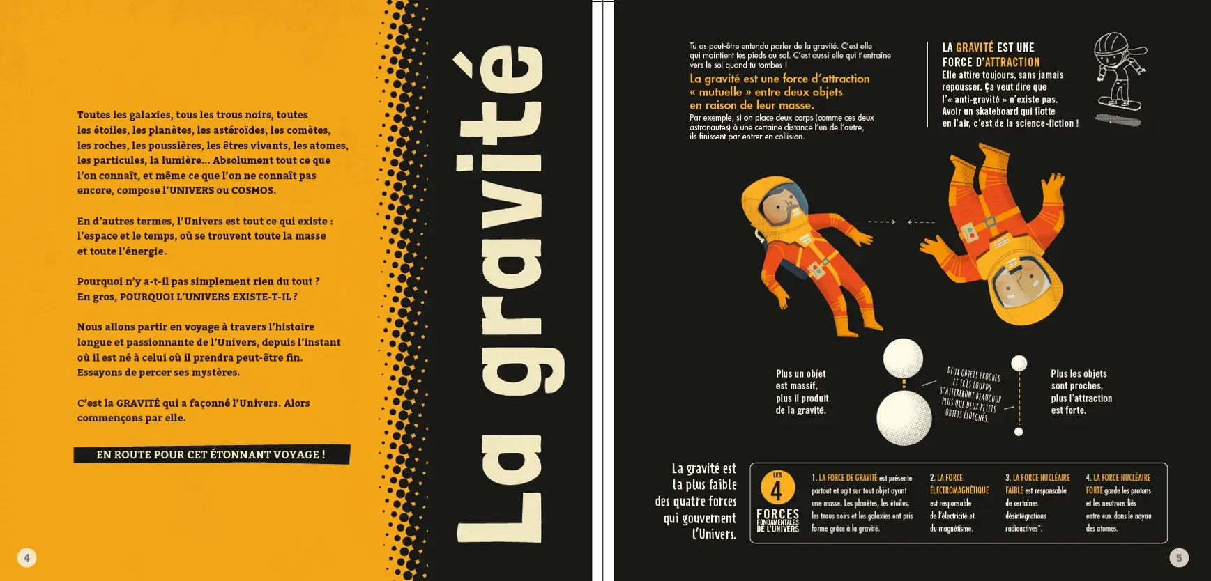 Pr. Albert présente : L'Astrophysique même pas peur ! - Documentaire scientifique dès 9 ans - Livre documentaire - 9782092491225 - page intérieure 01