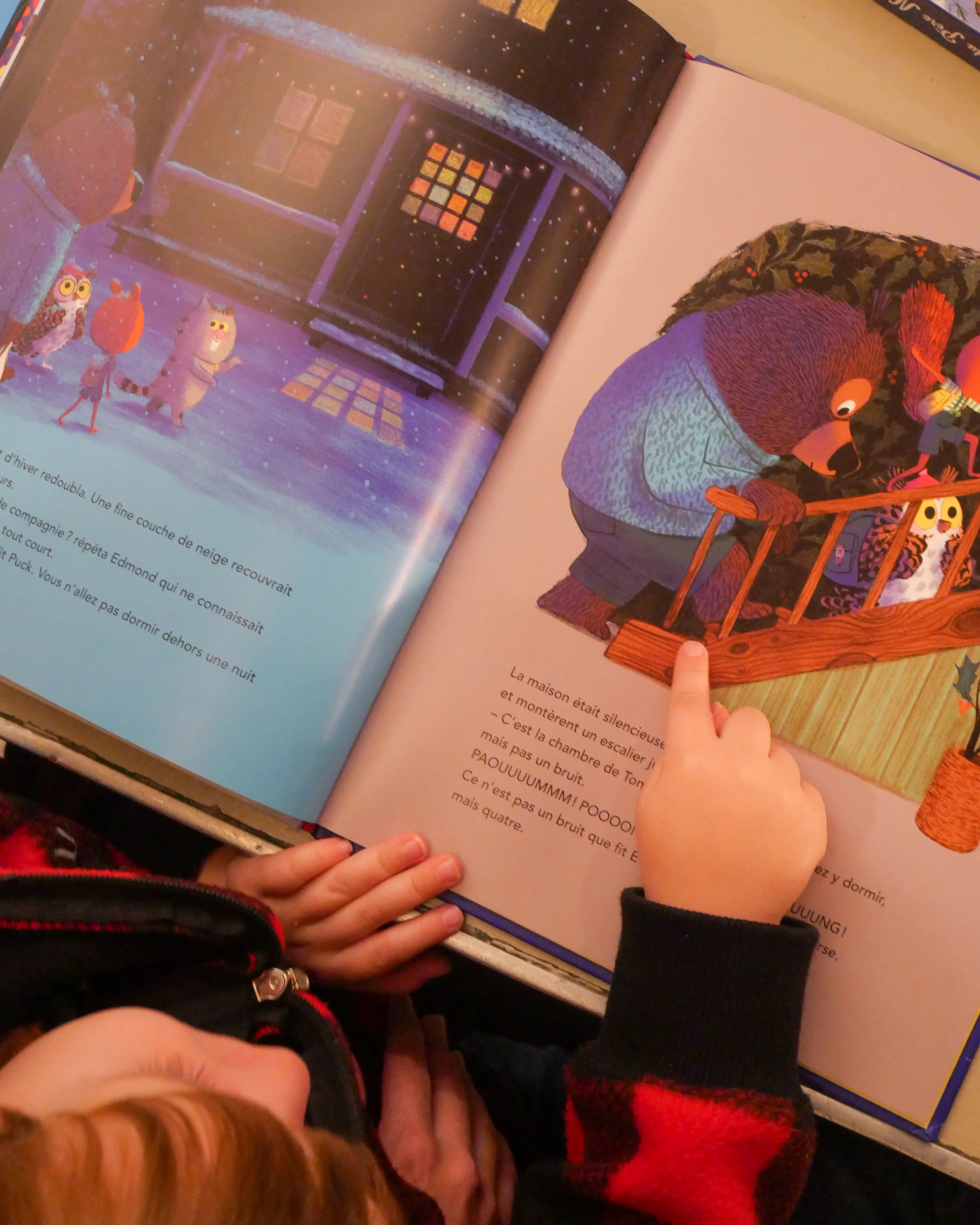 Chantons sous la lune - Livre musical lu et chanté par François Morel - Dès 3 ans - Album(s) - 9782092491393 - page-interieure 01