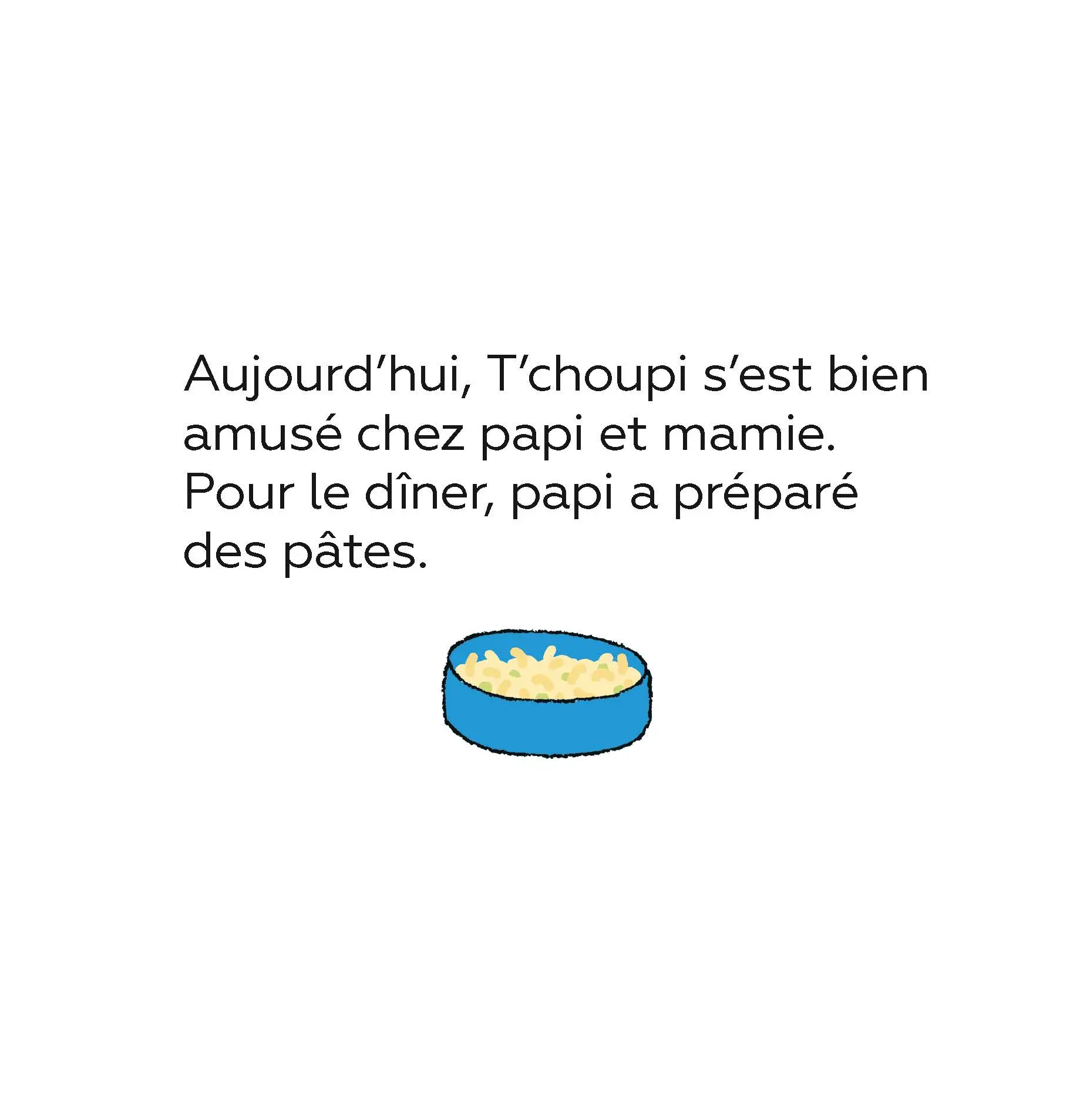 T'choupi mange de tout - Dès 2 ans  - Album(s) - 9782092491645 - page intérieure 01