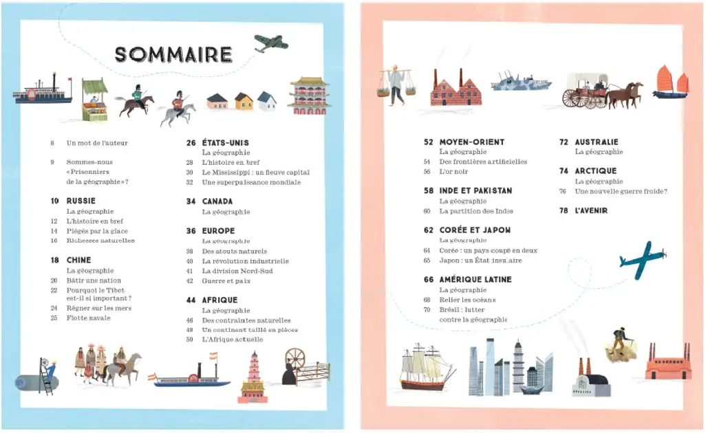 Notre monde expliqué en 12 cartes - Un livre documentaire passionnant pour s'initier à la géopolitique, dès 10 ans - Livre documentaire - 9782092492383 - page-interieure 01