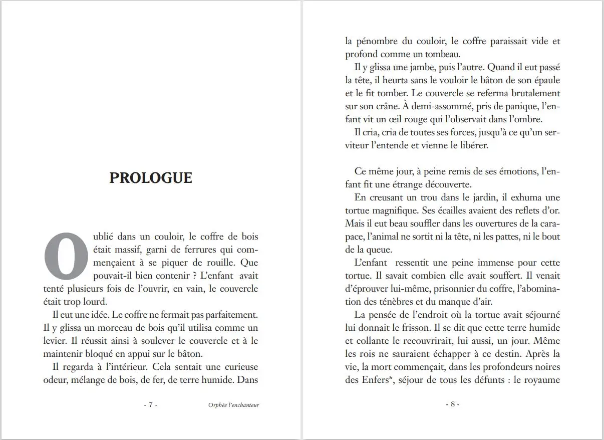 Orphée l'enchanteur - Histoires noires de la Mythologie - Dès 12 ans - Roman - 9782092495728 - page-intérieure 01