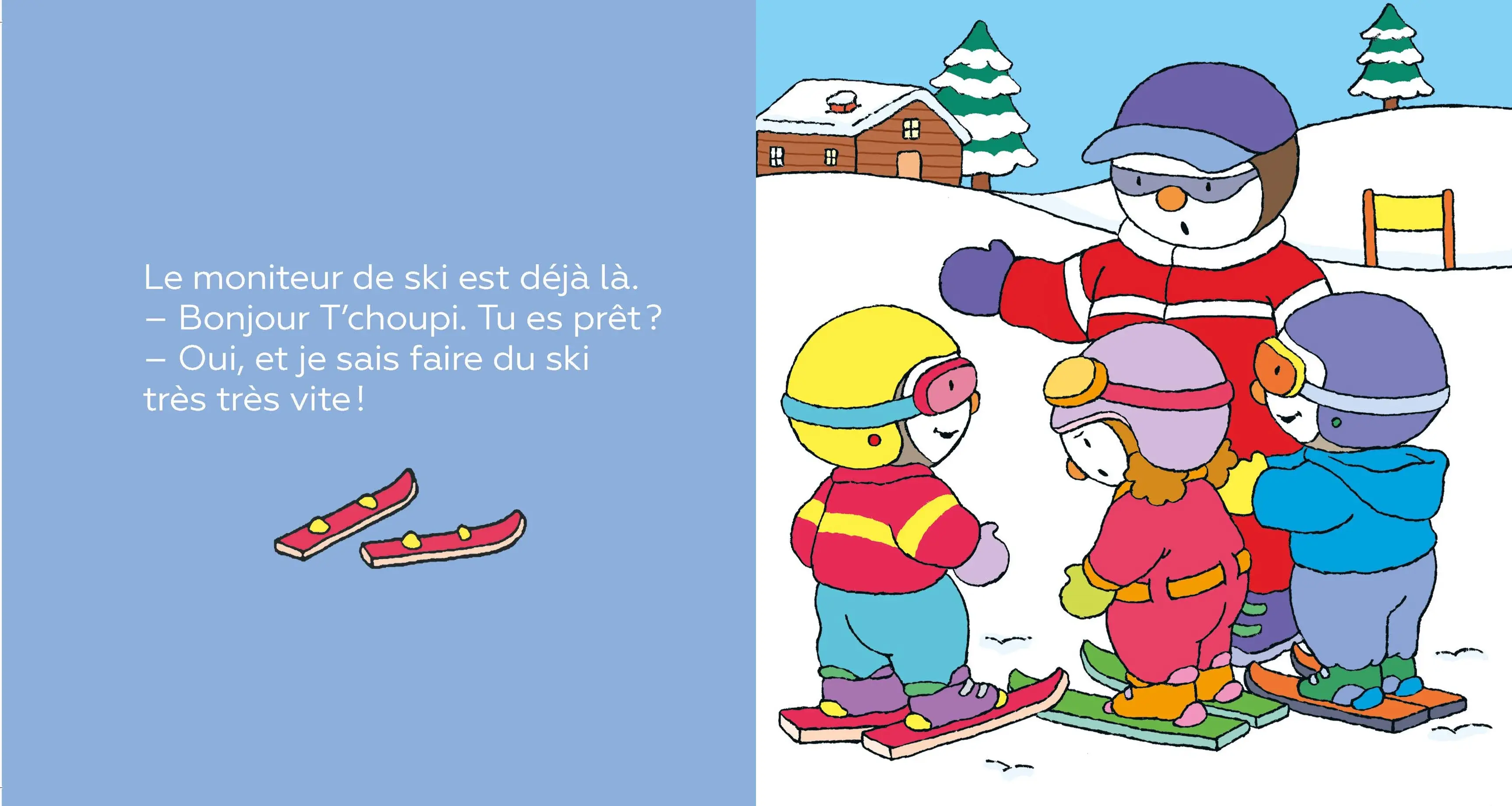 T'choupi fait du ski - Dès 2 ans - Album(s) - 9782092570456 - page-interieure 01