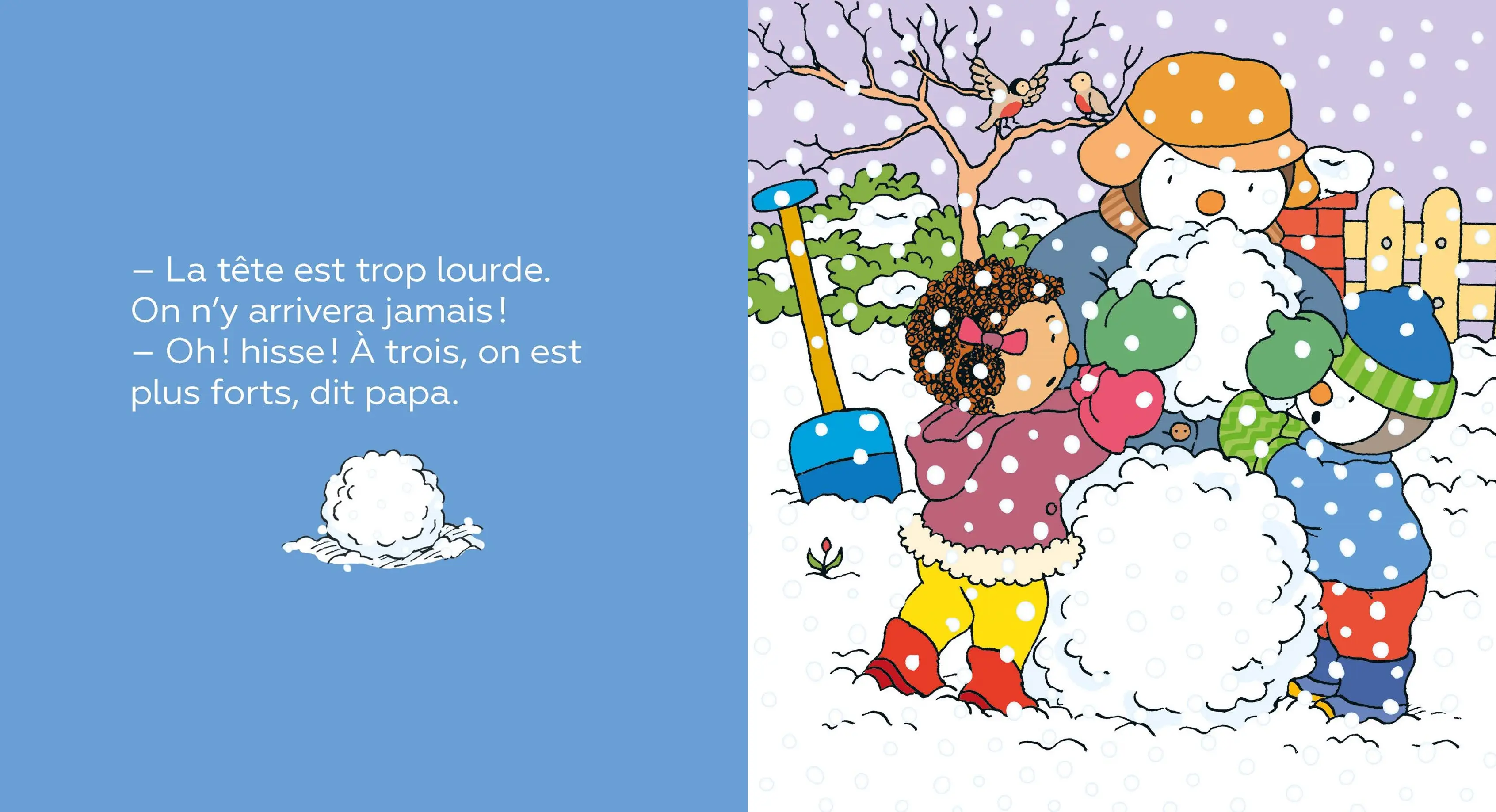 T'choupi fait un bonhomme de neige - Dès 2 ans - Album(s) - 9782092570487 - page-interieure 01