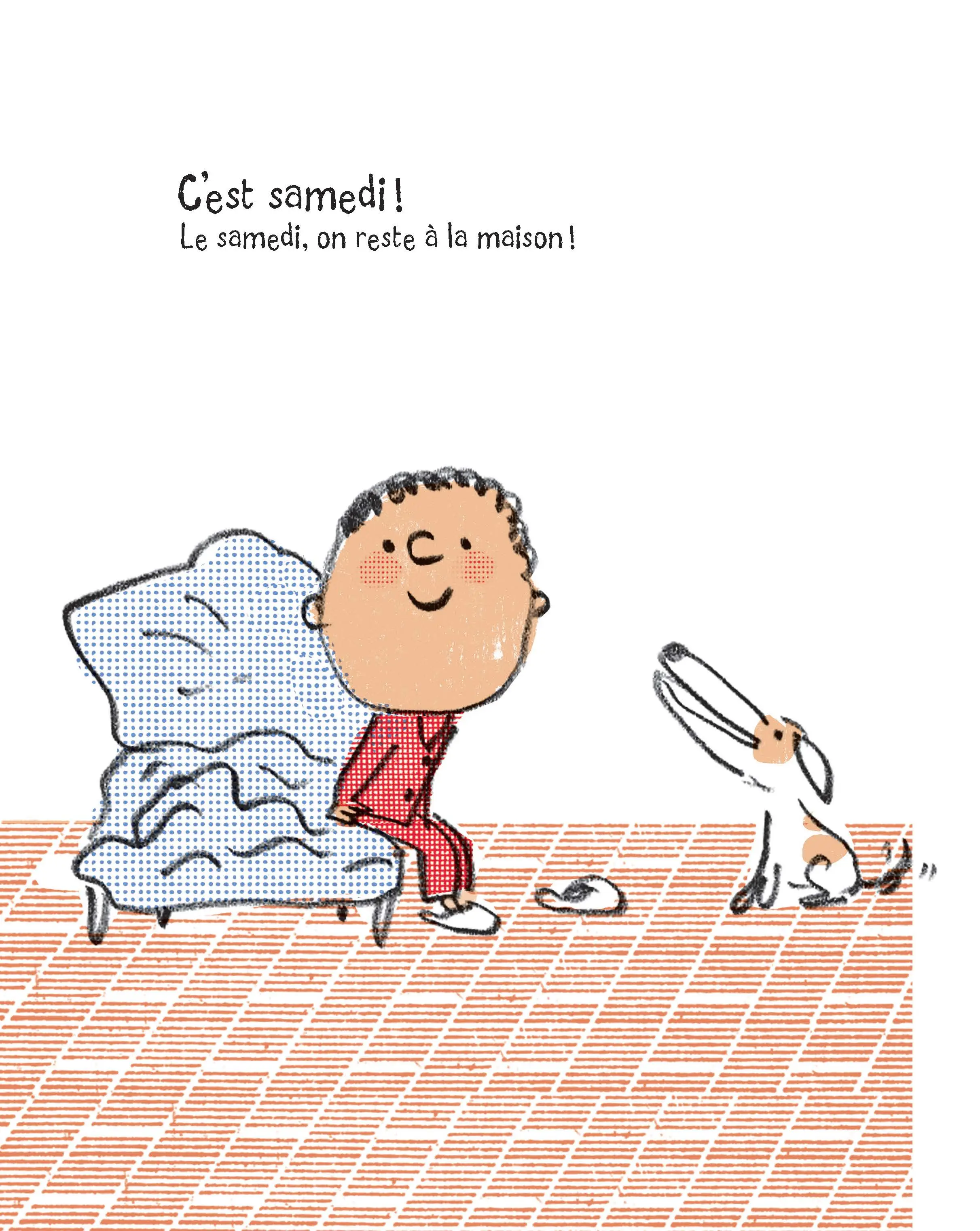 Samedi - Album - Dès 3 ans  - Album(s) - 9782092574485 - page intérieure 01