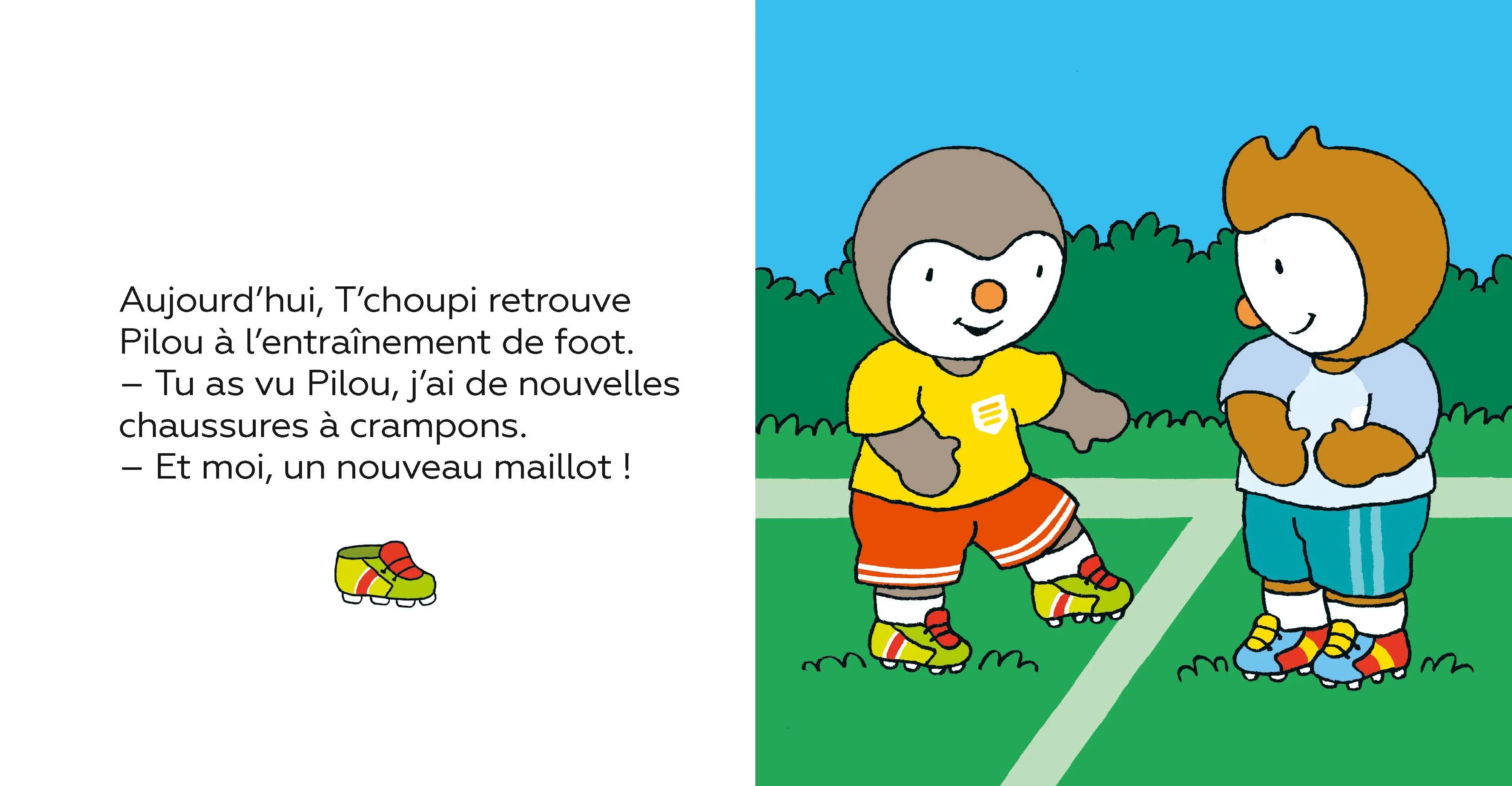 T'choupi champion de foot - Dès 2 ans - Album(s) - 9782092582107 - page-interieure 01