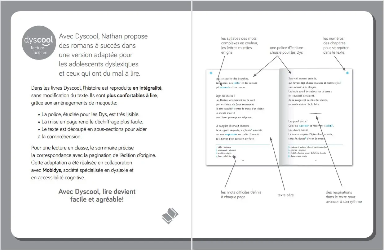 Le renard de Morlange - version  adaptée aux enfants DYS ou dyslexiques - Dès 11 ans - Roman - 9782092583661 - page-intérieure 01