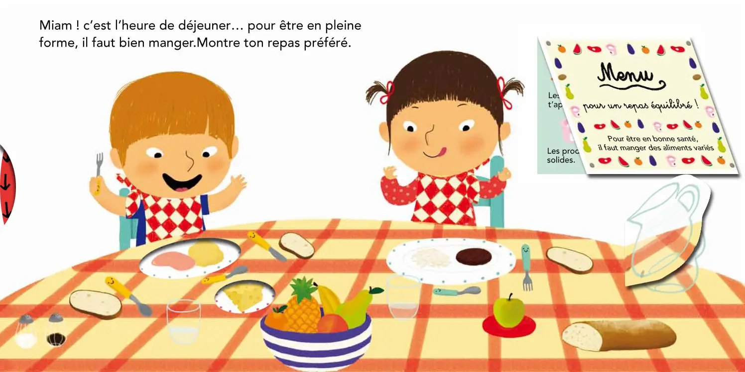 Mon corps - Livre animé Kididoc - Dès 2 ans - Livre documentaire - 9782092587744 - page-interieure 01