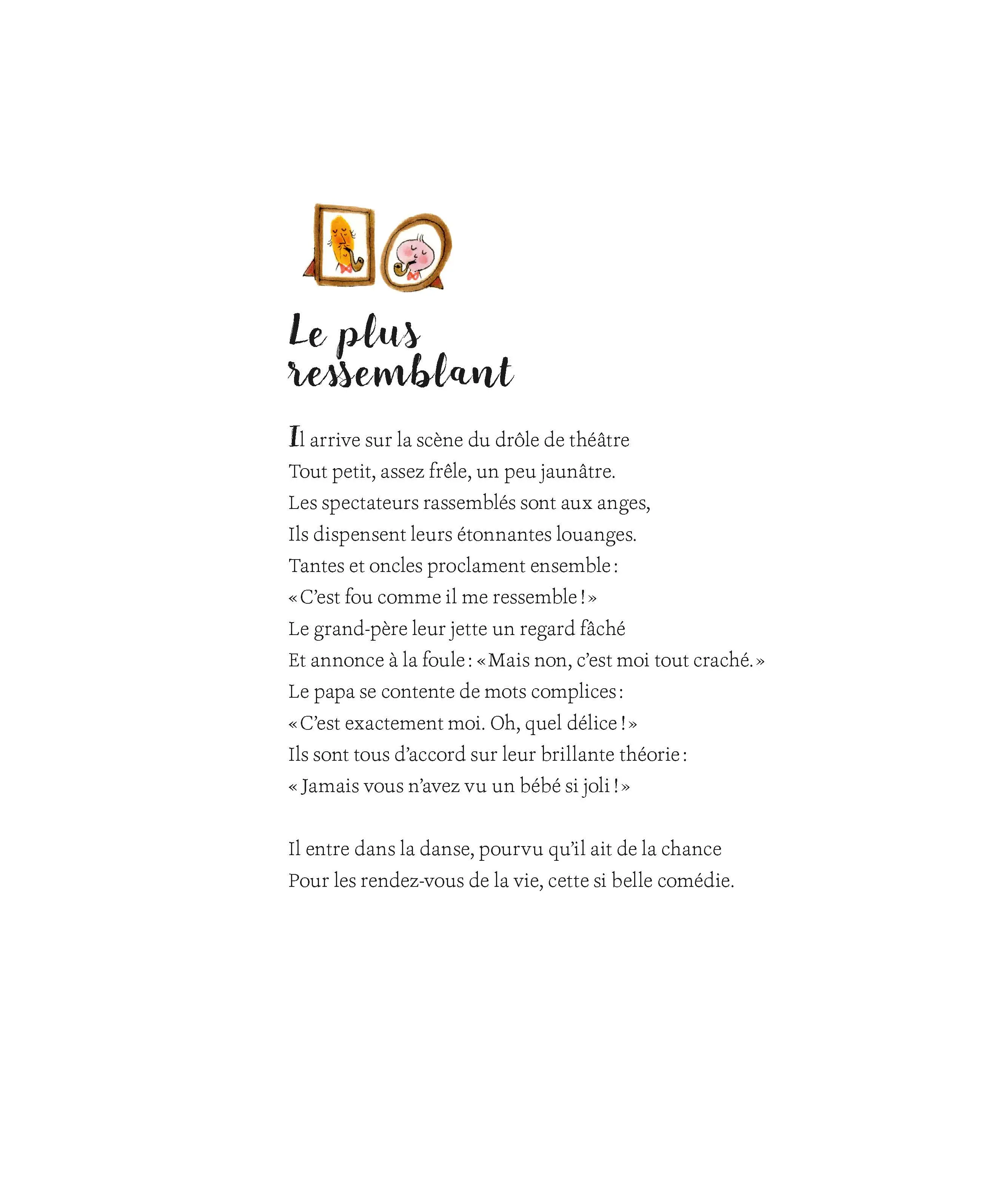 Le plus beau bébé du monde - Un livre drôle et poétique - dès 3 ans - Album(s) - 9782092589083 - page intérieure 01