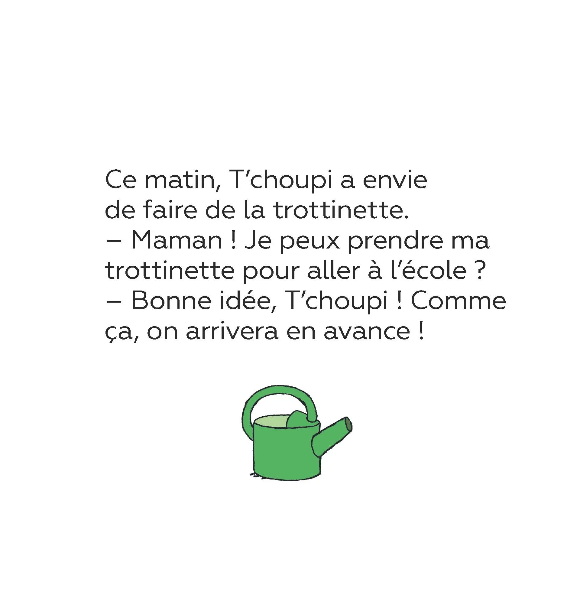 T'choupi fait de la trottinette - Dès 2 ans - Album(s) - 9782092590287 - page intérieure 01