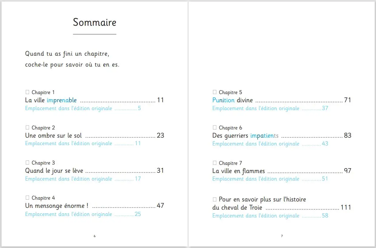 Dans le ventre du cheval de Troie - adapté aux enfants DYS ou dyslexiques - Dès 9 ans - Roman - 9782092591291 - page-intérieure 01