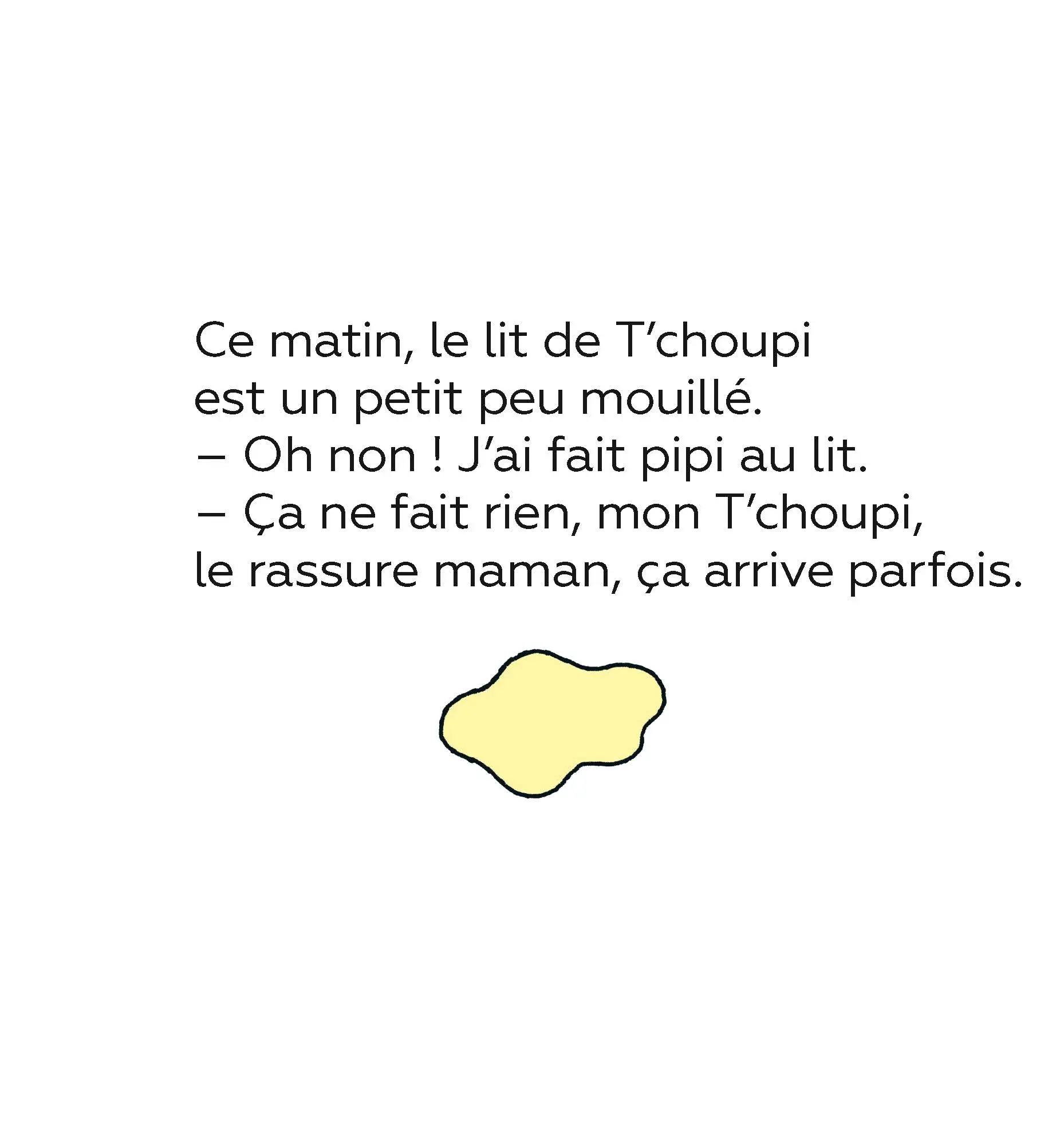 T'choupi ne fait plus pipi au lit - dès 2 ans - Album(s) - 9782092593134 - page intérieure 01