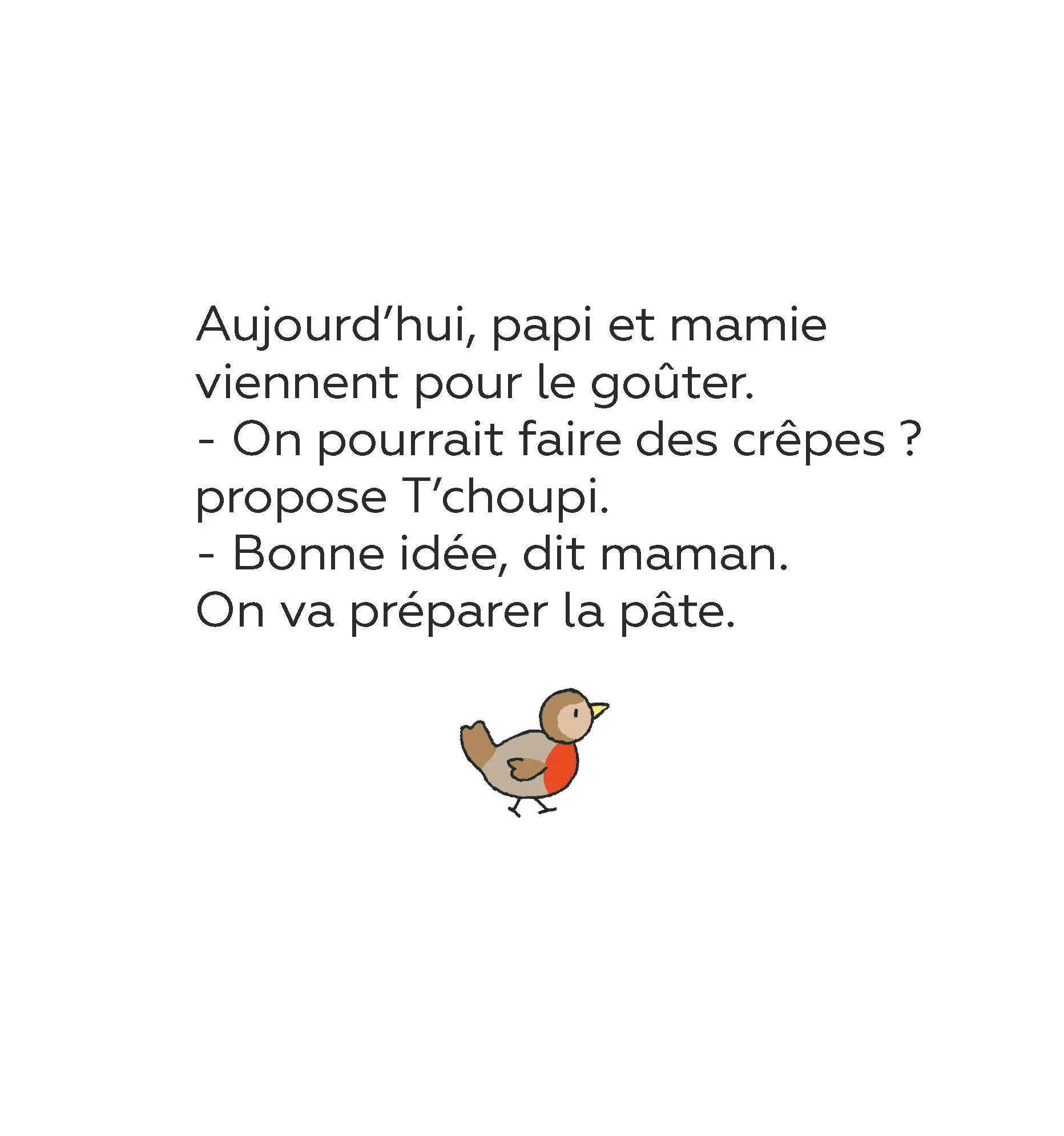T'choupi fait des crêpes - Dès 2 ans - Album(s) - 9782092593141 - page intérieure 01