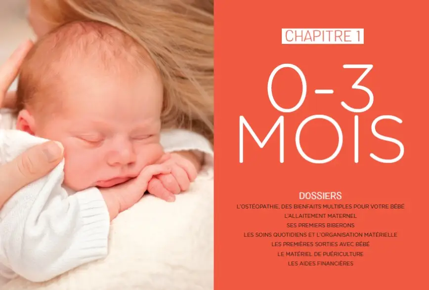 Mon bébé mois par mois  - De la naissance à 1 an - Livre - 9782092789575 - page-interieure 01