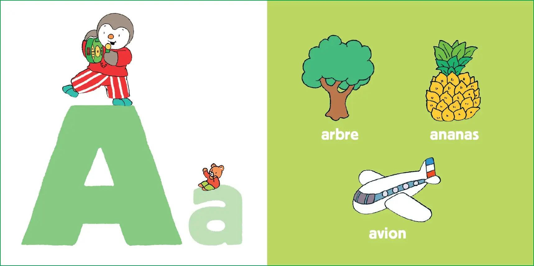 T'choupi, mon premier abécédaire - livre éducatif - dès 2 ans - Livre d'éveil - 9782095014926 - page-interieure 01