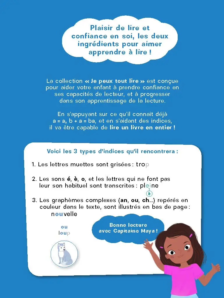 Je peux tout lire avec Capitaine Maya - La menace d'Azor - Dès 5 ans - Roman - 9782095029173 - page-interieure 01