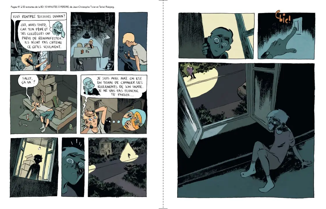 Dix minutes à perdre : un thriller haletant en BD, dès 10 ans !  - BD - 9782095030186 - page-interieure 01