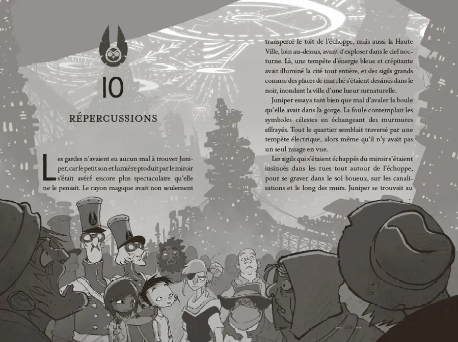 La Cité d'Archeflèche - Tome 1 : Le démon dans le miroir - un condensé de magie et d'aventures à découvrir dès 9 ans - Roman - 9782095037062 - page-interieure 01