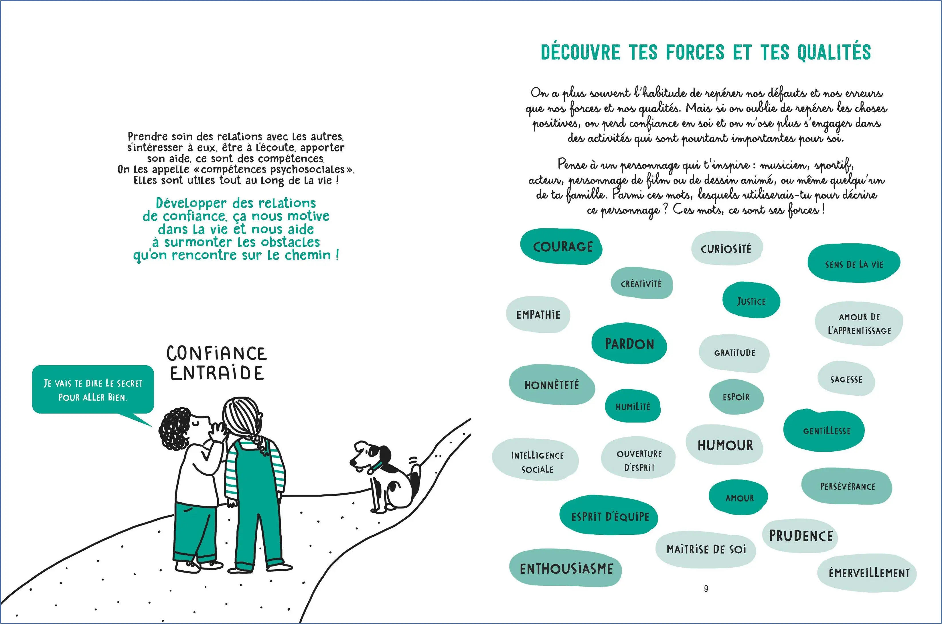 C'est ma vie ! - Bien avec moi, bien avec toi - Le guide pratique pour grandir en harmonie avec les autres - dès 6 ans - Livre documentaire - 9782095040420 - page-interieure 01
