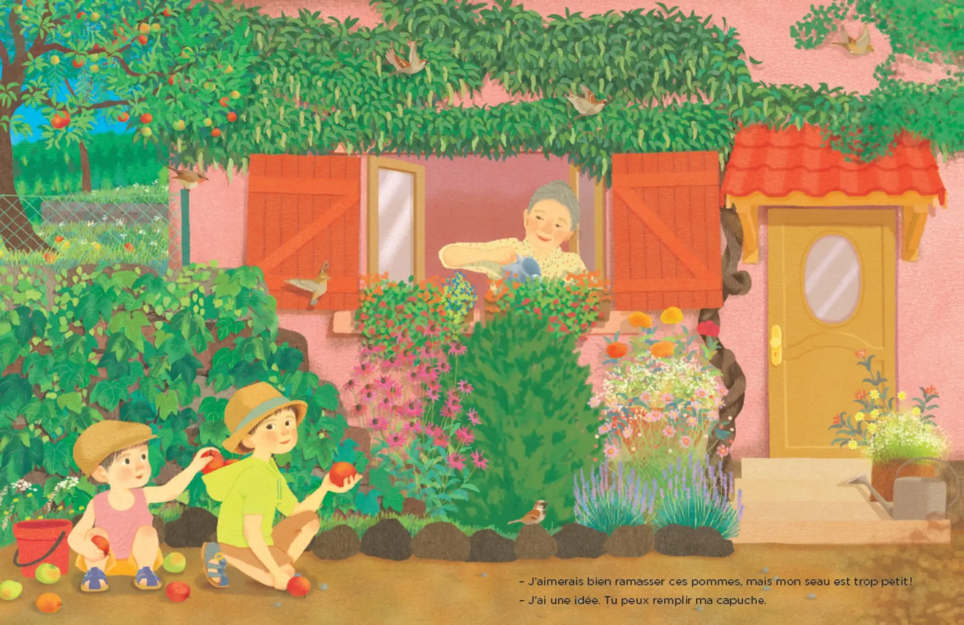 Eté - Une promenade poétique dans la nature pour les esprits rêveurs - dès 2 ans - Livre d'éveil - 9782095043865 - page-interieure 01
