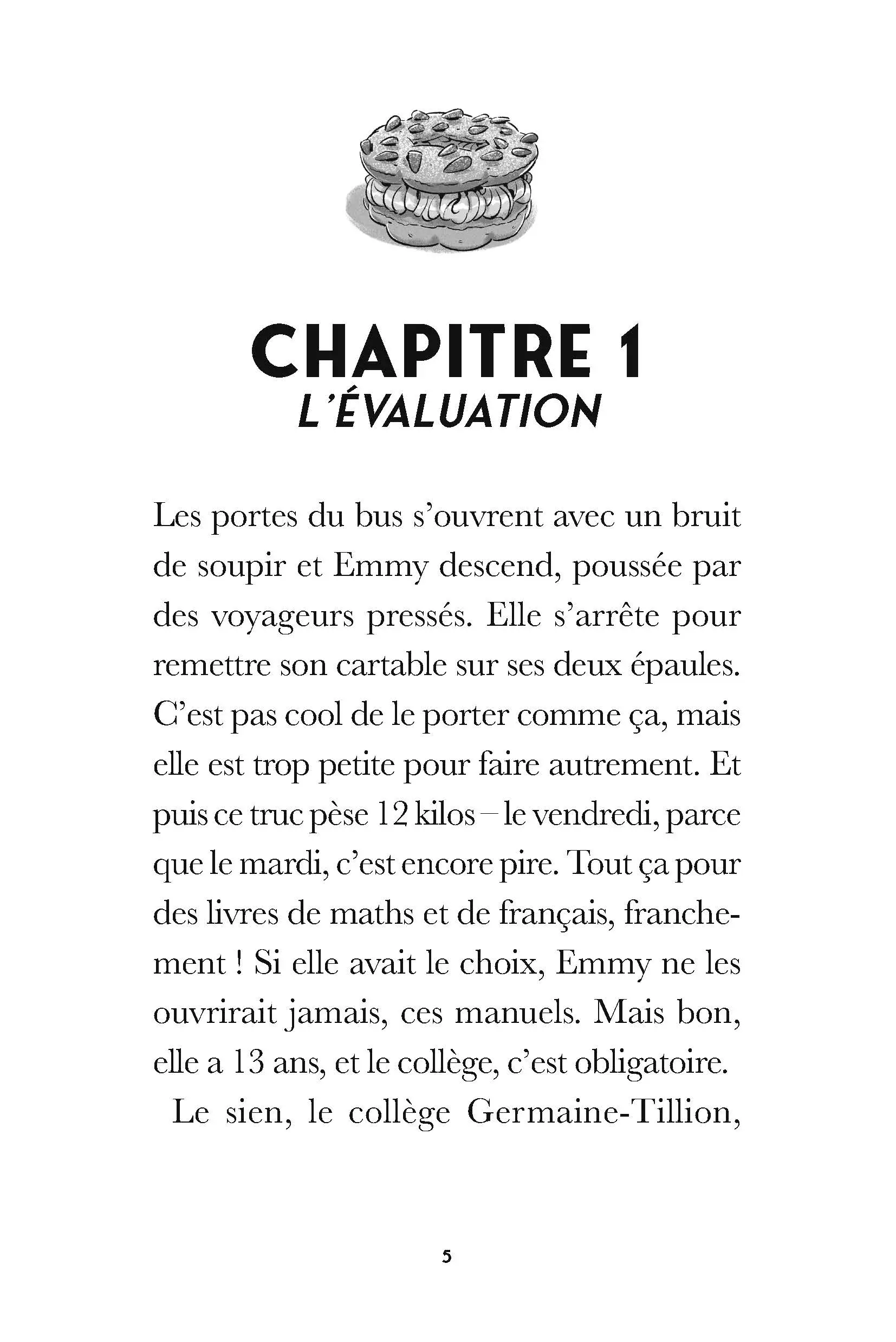 La brigade des pâtissiers - Le défi d'Emmy - dès 8 ans  - Roman - 9782095043964 - page-interieure 01