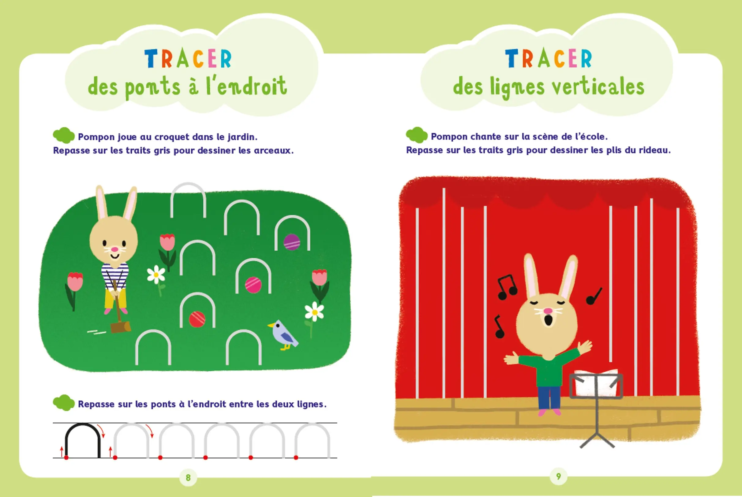  Mon cahier ardoise - Premiers graphismes petite section dès 3-4 ans - Cahier d'exercices - 9782095046262 - page-interieure 01