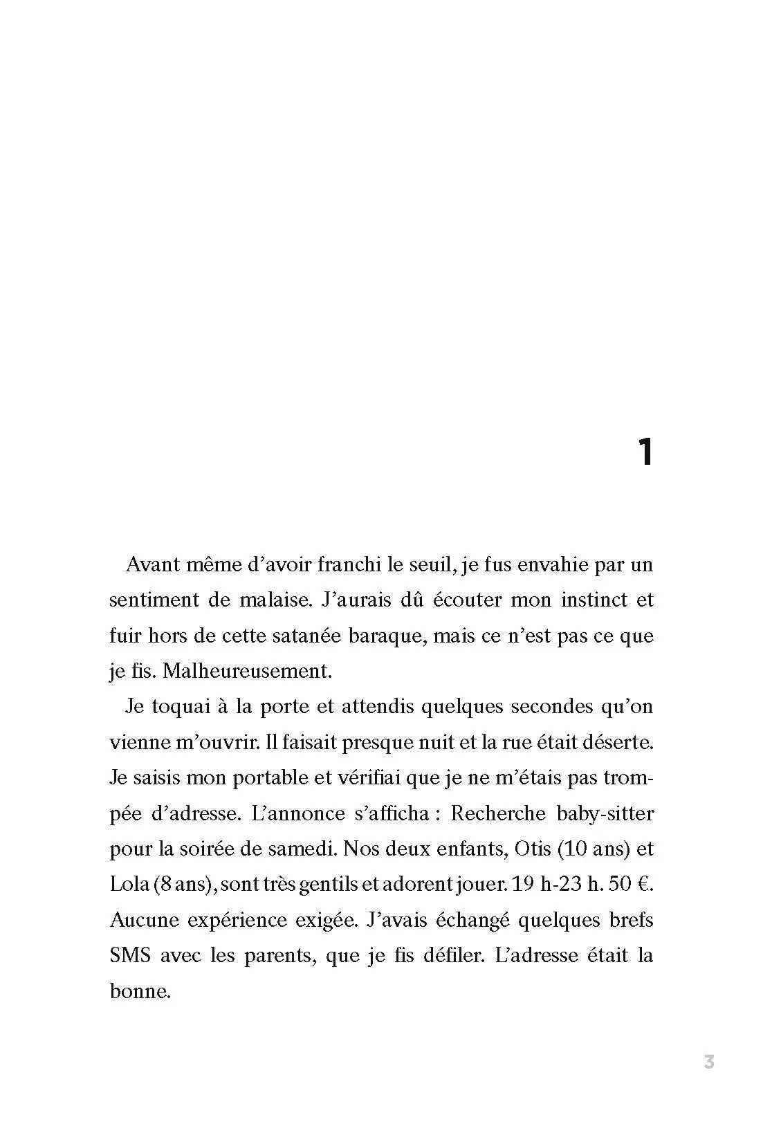 Court toujours - La babysitter - Un huis-clos horrifique à glacer le sang ! - Thriller psychologique pour ados - Audiobook inclus - Roman - 9782095049546 - page-interieure 01