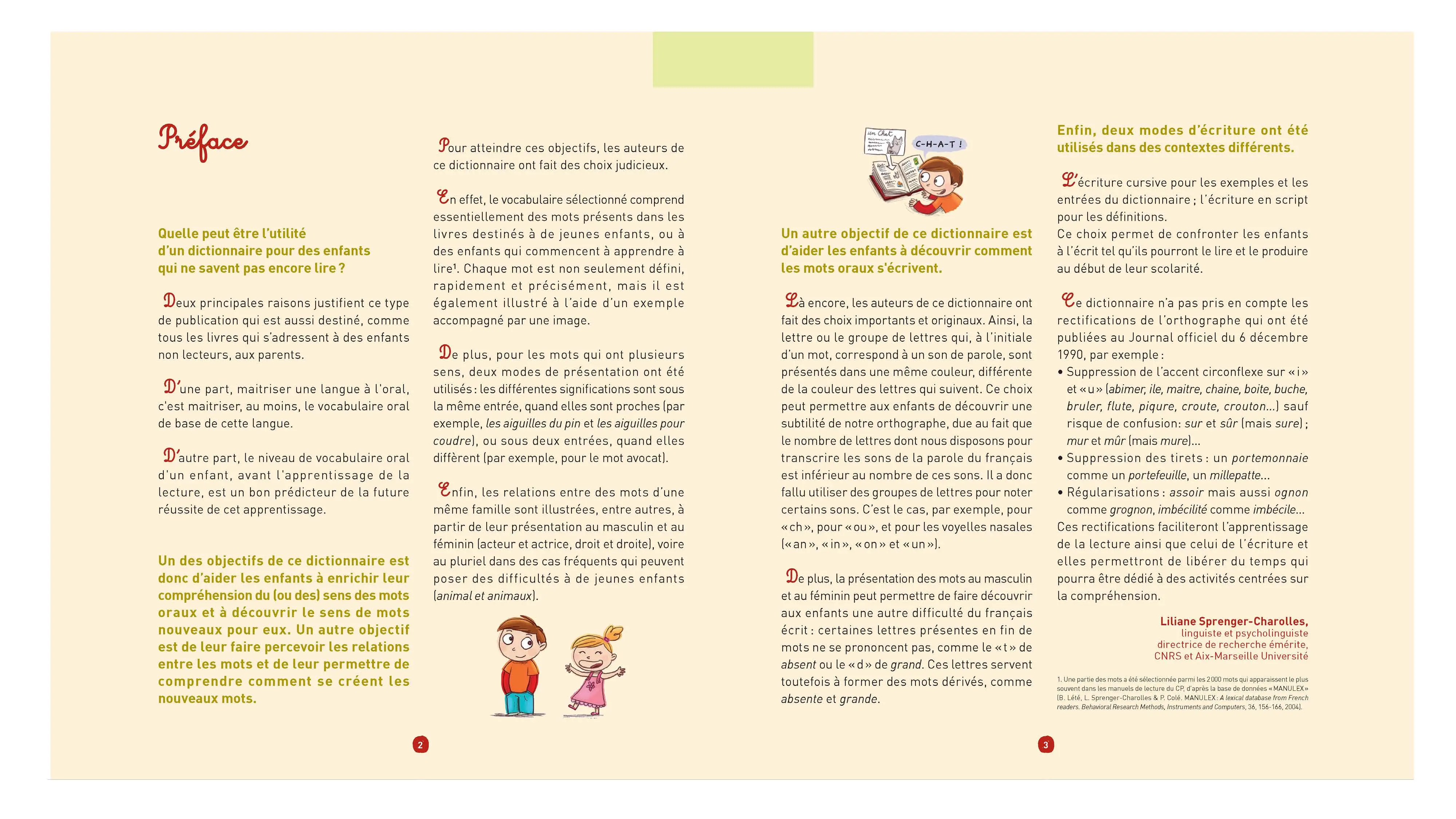 Mon premier dictionnaire Nathan - Le tout premier dictionnaire qui fait aimer les mots ! - dès 3 ans - Livre documentaire - 9782095051013 - page-interieure 01