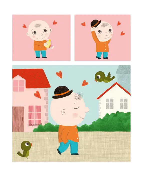 Le rendez-vous -  Une aventure tendre et pétillante pour rire aux éclats - dès 3 ans - BD - 9782095054021 - page-interieure 01