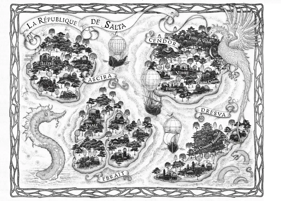 Flame and Fury - Gagner ou mourir, une fantasy haletante qui invente les courses de F1 avec des phénix  - Dès 14 ans - Roman - 9782095055455 - page-interieure 01
