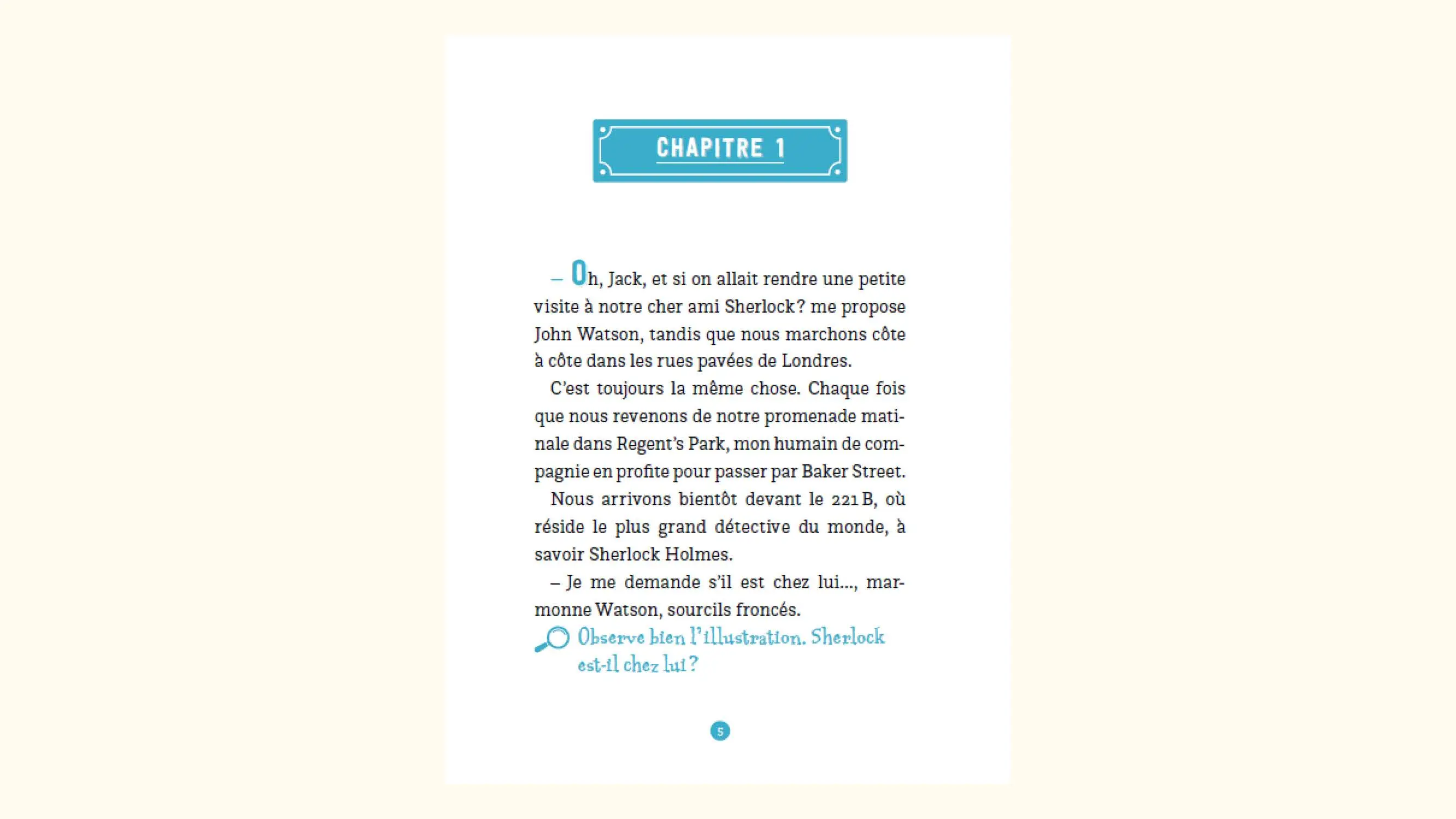 Détectives à moustaches - Le monstre de Saint James's park - Tome 1 - Une histoire avec énigmes à résoudre ! -  Etoile Filante - Dès 7 ans - Roman - 9782095057121 - page-interieure 01