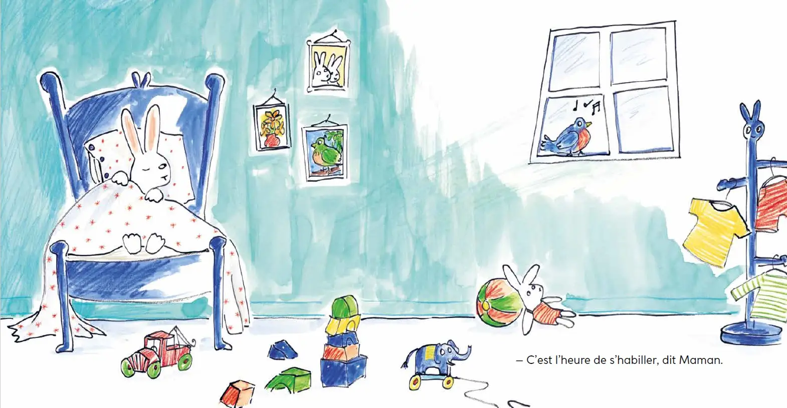 NON ! dit lapin - Un livre pour les parents et les enfants qui traversent la difficile période du NON, dès 2 ans - Album(s) - 9782095057275 - page-interieure 01