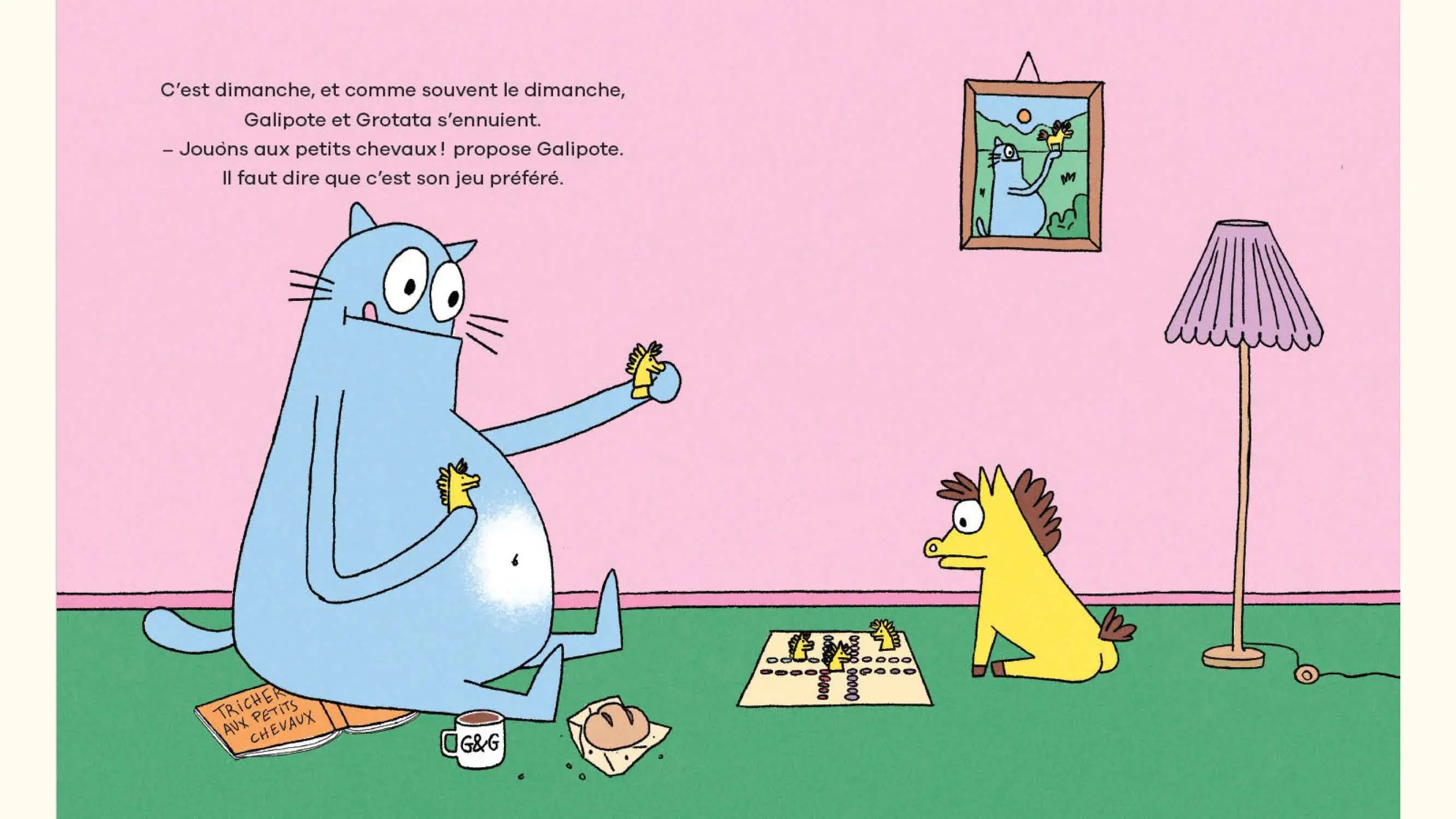 Galipote et Grotata - Et couic, la queue ! - Une histoire d'amitié rigolote et farfelue - dès 3 ans - Album(s) - 9782095057299 - page-interieure 01