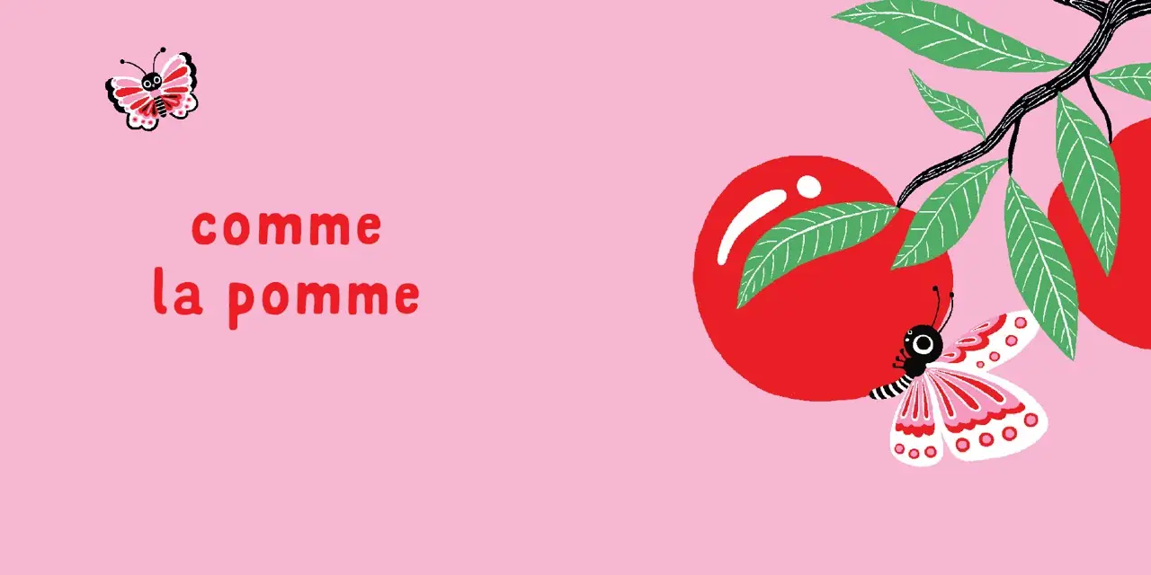 C'est rouge ! - Mon livre tout doux et qui fait du bruit - Dès 3 mois - Livre d'éveil - 9782095058302 - page-interieure 01