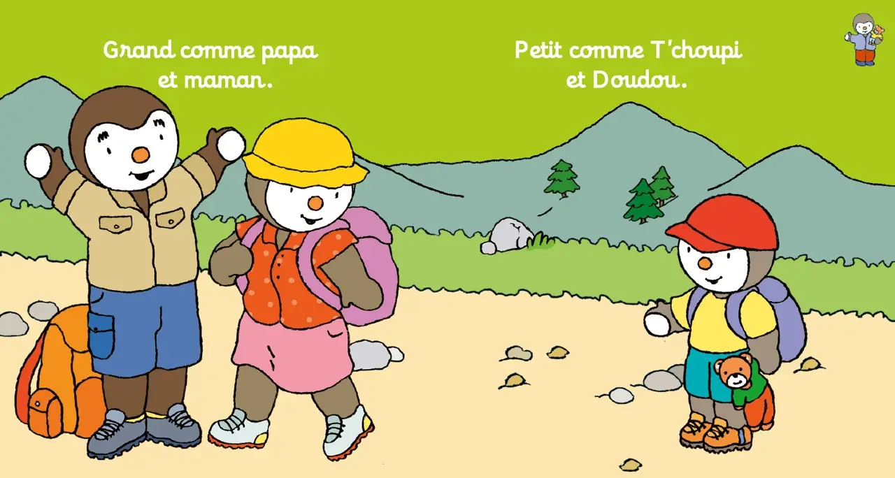 T'choupi- Les contraires - 6 scènes à explorer ! - Livre à onglets - Dès 10 mois - Livre d'éveil - 9782095058791 - page-interieure 01