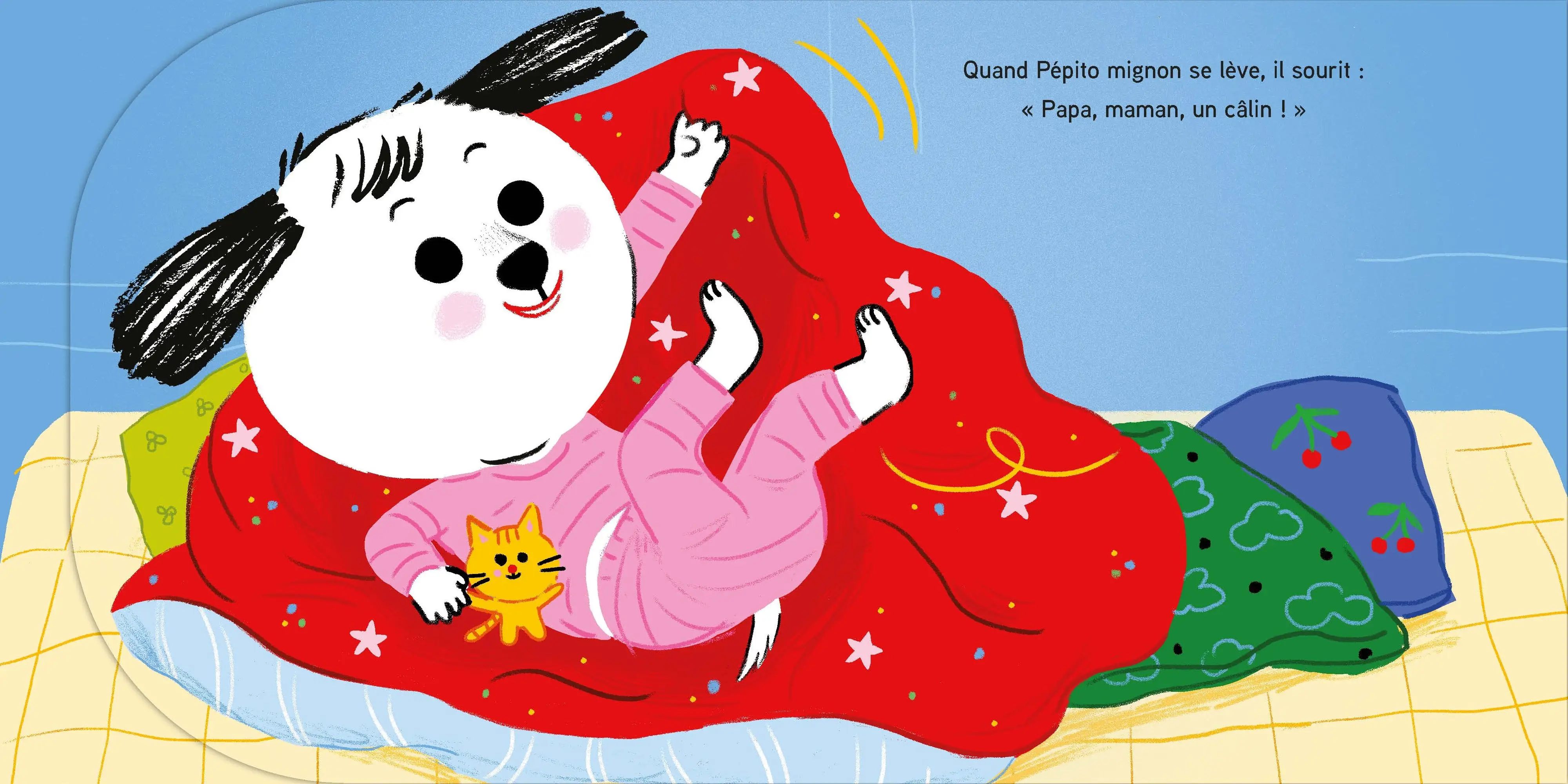 Pépito - Mignon ou grognon, qu?est-ce qui est le plus agréable ? Dès 18 mois - Livre d'éveil - 9782095058852 - page-interieure 01