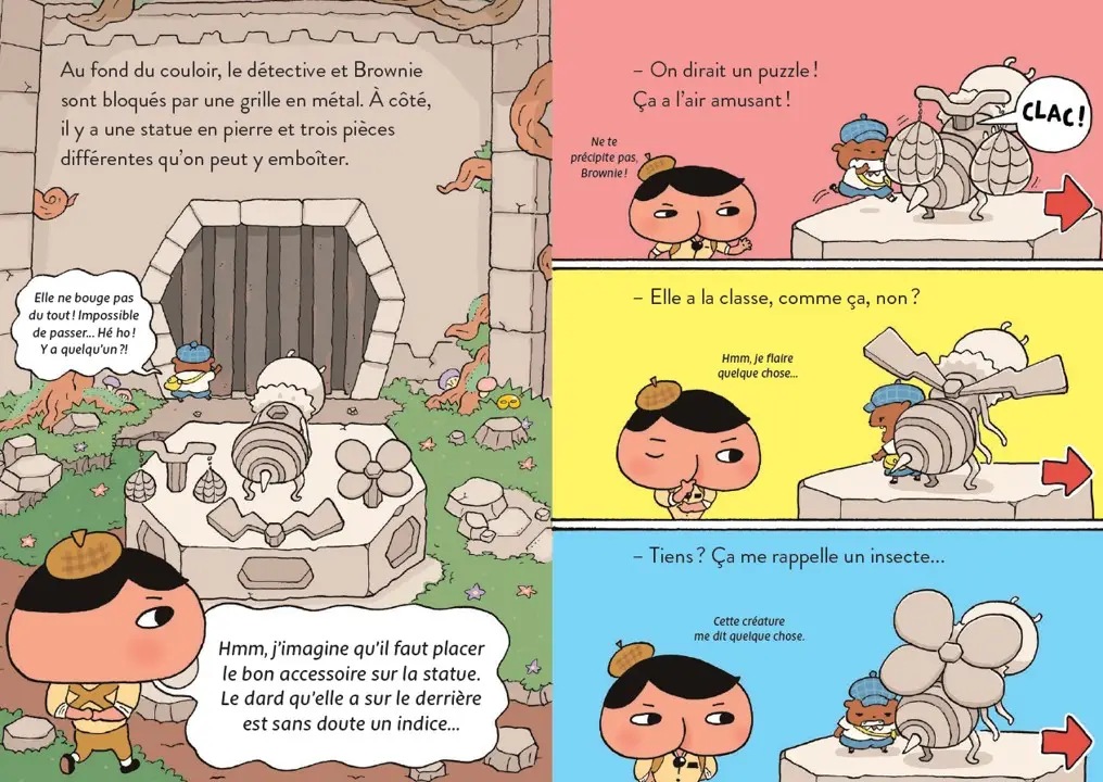 Détective Prout - Tome 5 : L'énigme des ruines mystérieuses - Dès 6 ans - Roman - 9782095059989 - page-interieure 01