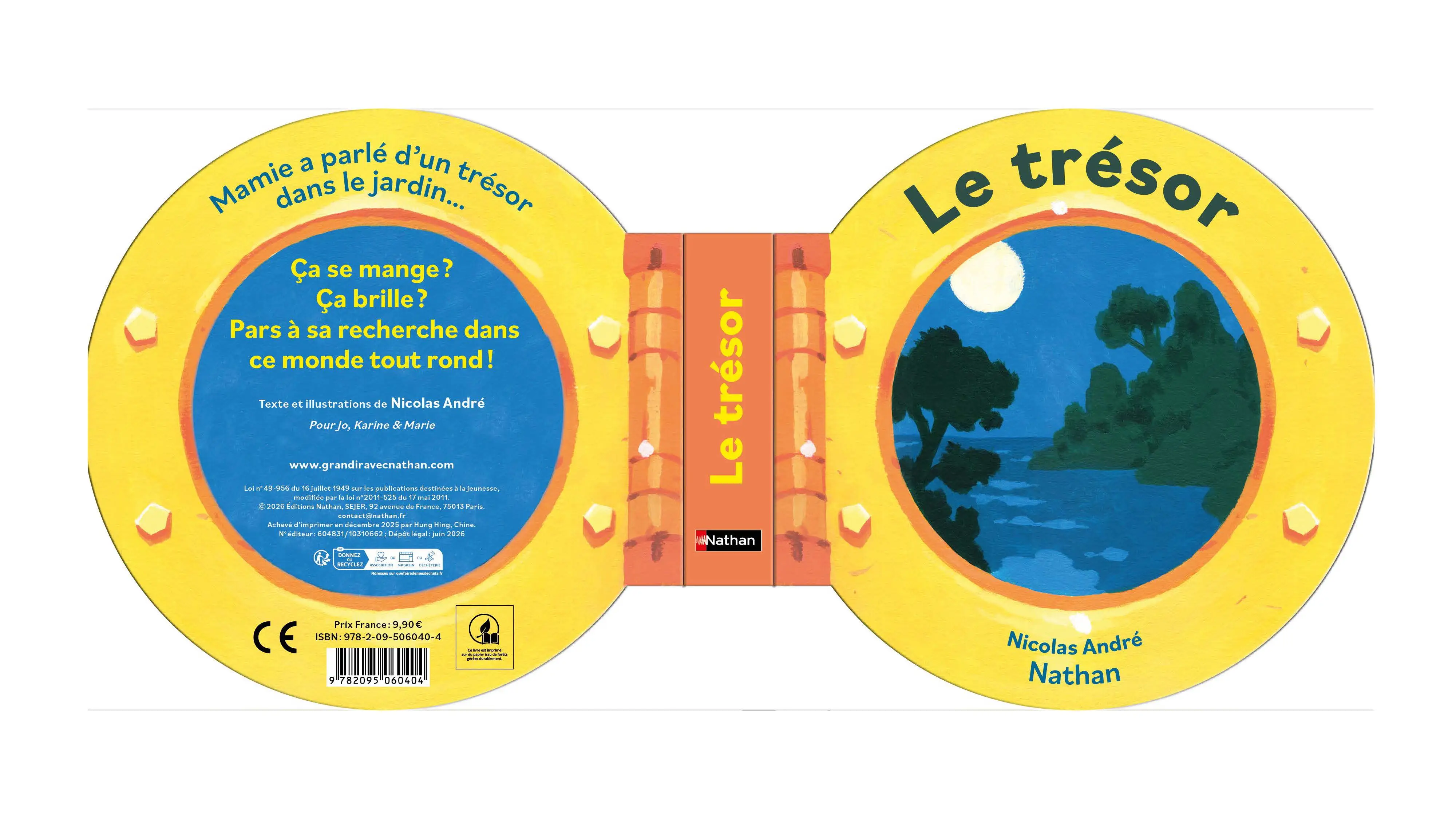 Le trésor - Un voyage poétique et immersif dans un monde tout rond - Dès 4 ans - Album(s) - 9782095060404 - page-interieure 01