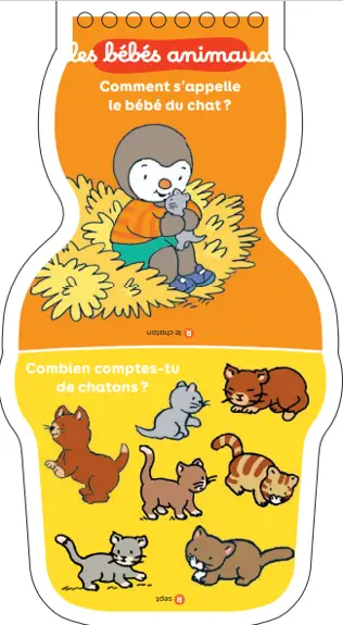 T'choupi - Quiz de mes 4 ans - Plus de 150 questions pour jouer avec son enfant ! - Dès 4 ans -  - 9782095065898 - page-interieure 01