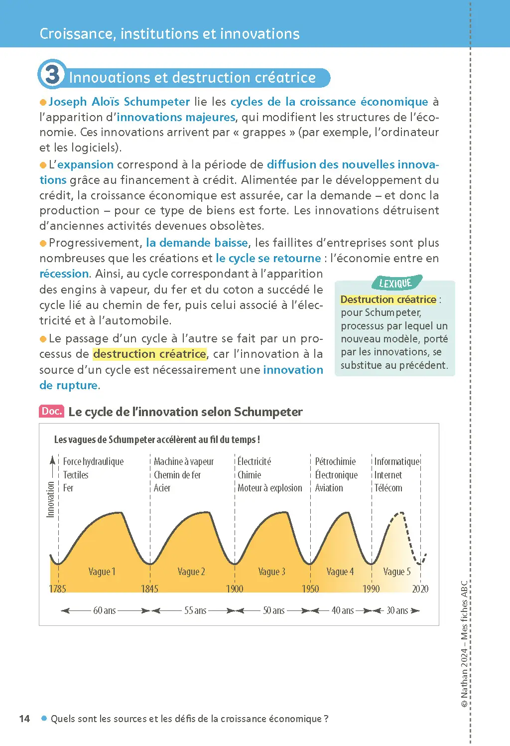 SES (Sciences économiques et sociales) Terminale - Mes fiches pour le BAC Term - BAC 2027 - Fiches - 9782095031923 - page intérieure 014