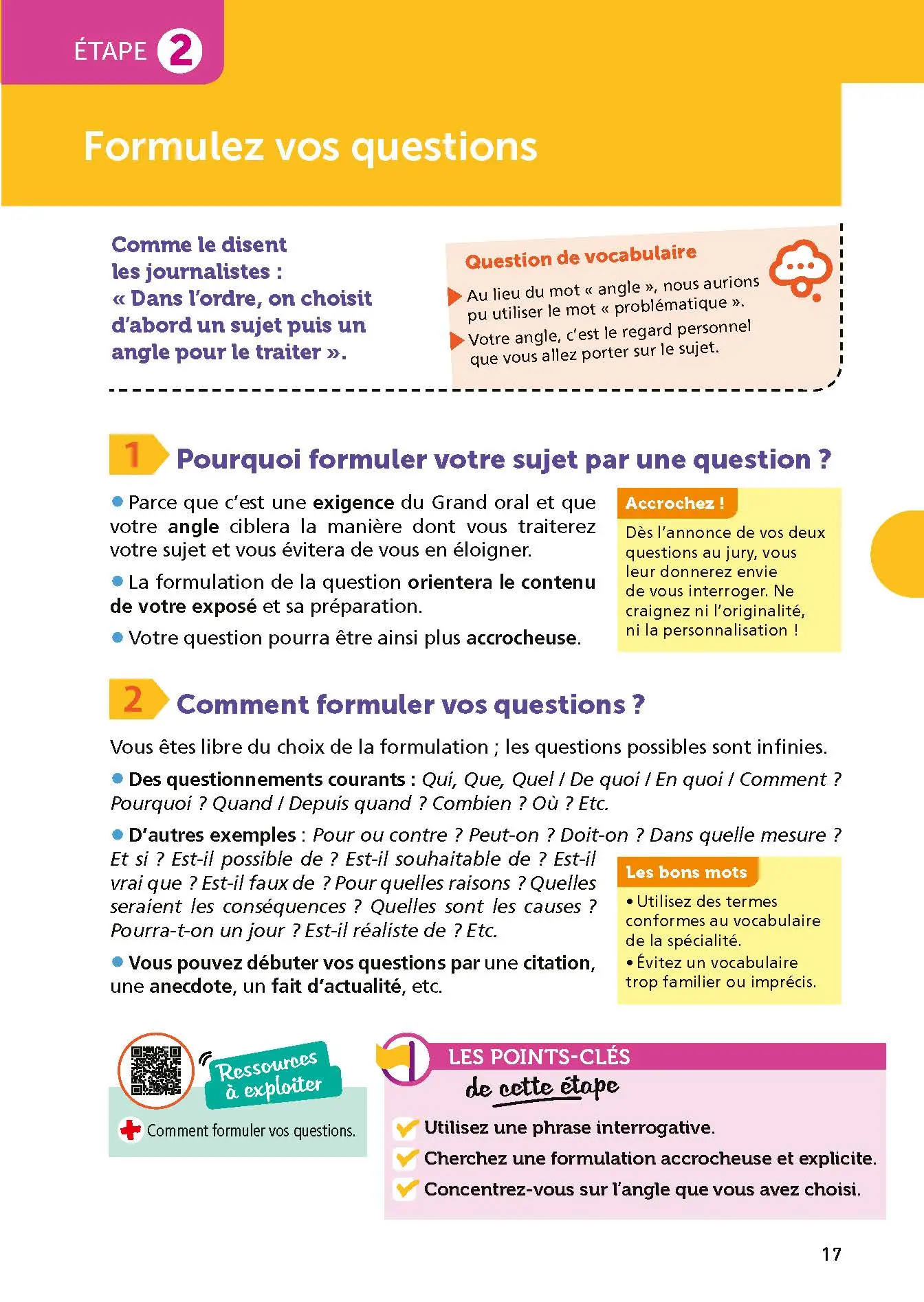 Mission Grand oral - Sciences - ABC Réussite - Spécialités de Terminale - Maths , Physique-Chimie, SVT, NSI - Bac 2027 - Epreuve finale Tle Grand oral - EPUB - Livre de cours, méthode et exercices - 9782095050429 - page intérieure 017