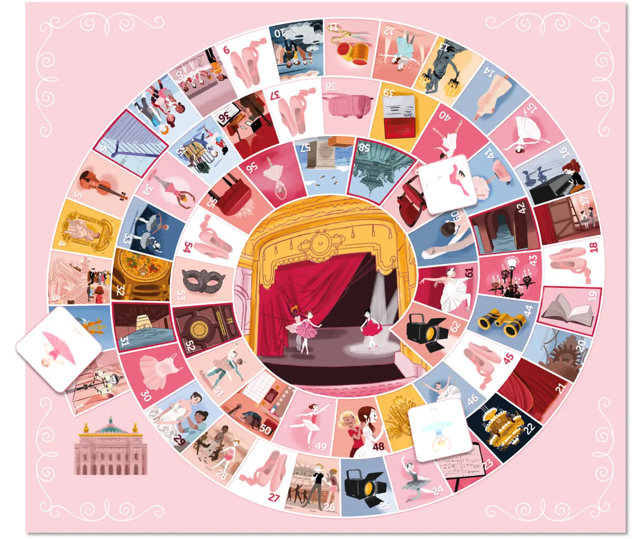 Course-poursuite à l'Opéra - Opéra National de Paris - Jeux  - Coffret - 3133092498015 - page-intérieure 02
