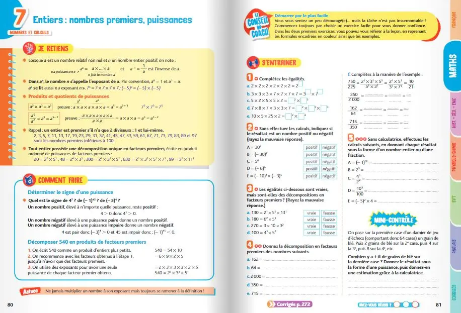 Mon coach 4e - Réviser toutes les matières de la 4e avec l'accompagnement d'un coach pour être efficace et serein - Tout-en-un - 9782091933733 - page-interieure 02