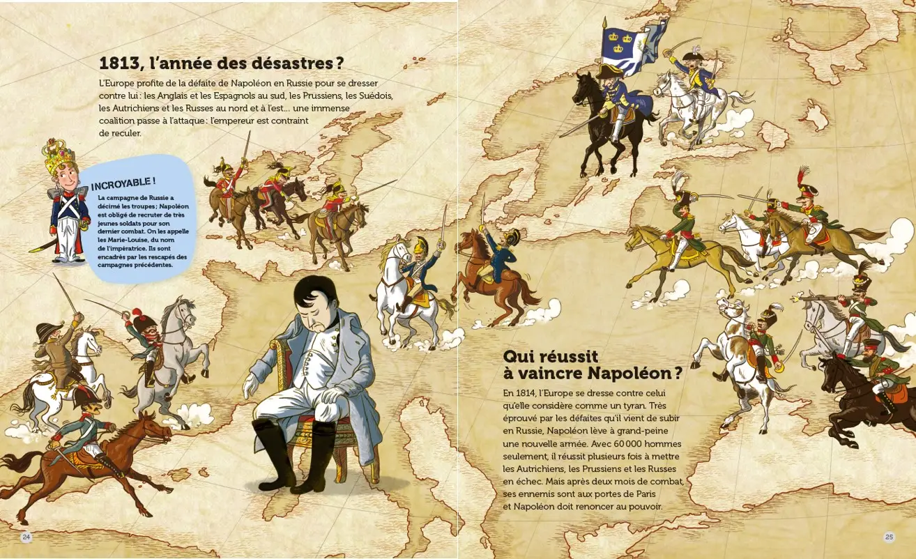 Napoléon 1er - Questions/Réponses - Dès 7 ans - Livre documentaire - 9782092497586 - page-interieure 02