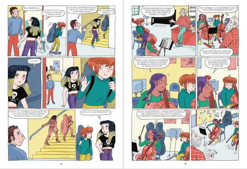 Mercredi musique - Tome 1 - BD dès 8 ans - BD - 9782092498200 - page-interieure 02