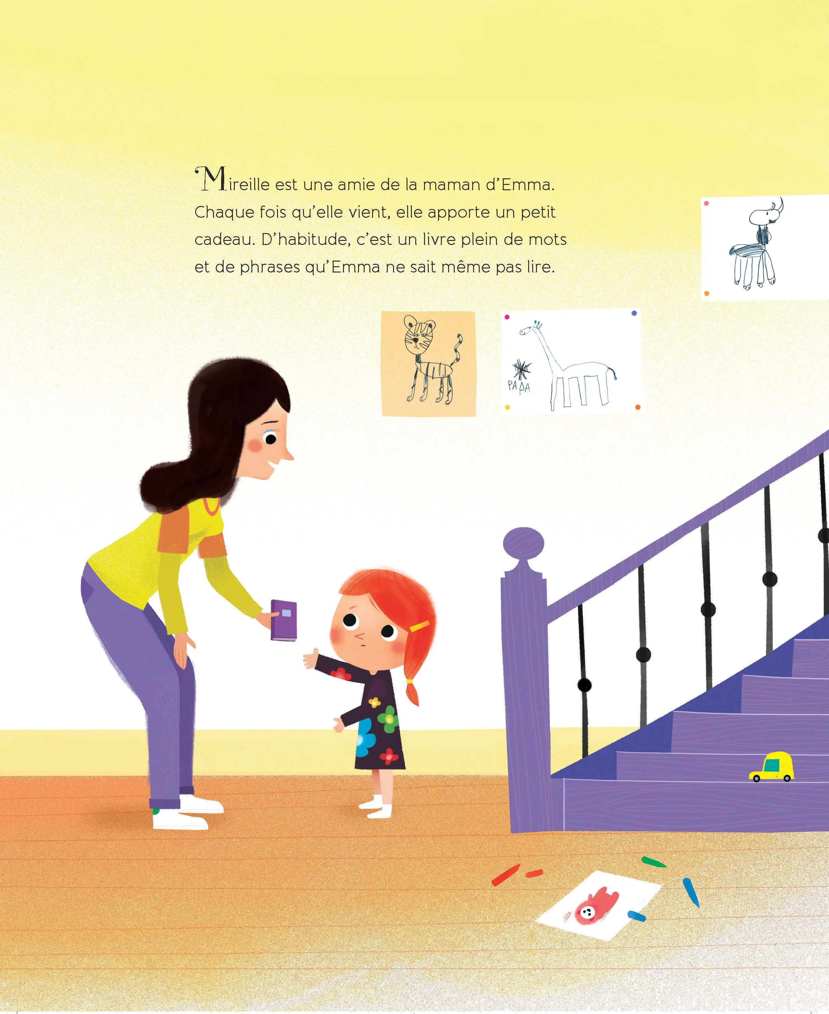 Le Carnet à secrets - Un livre tendre sur les émotions et les rêves des enfants - Dès 3 ans  - Album(s) - 9782092565834 - page intérieure 02