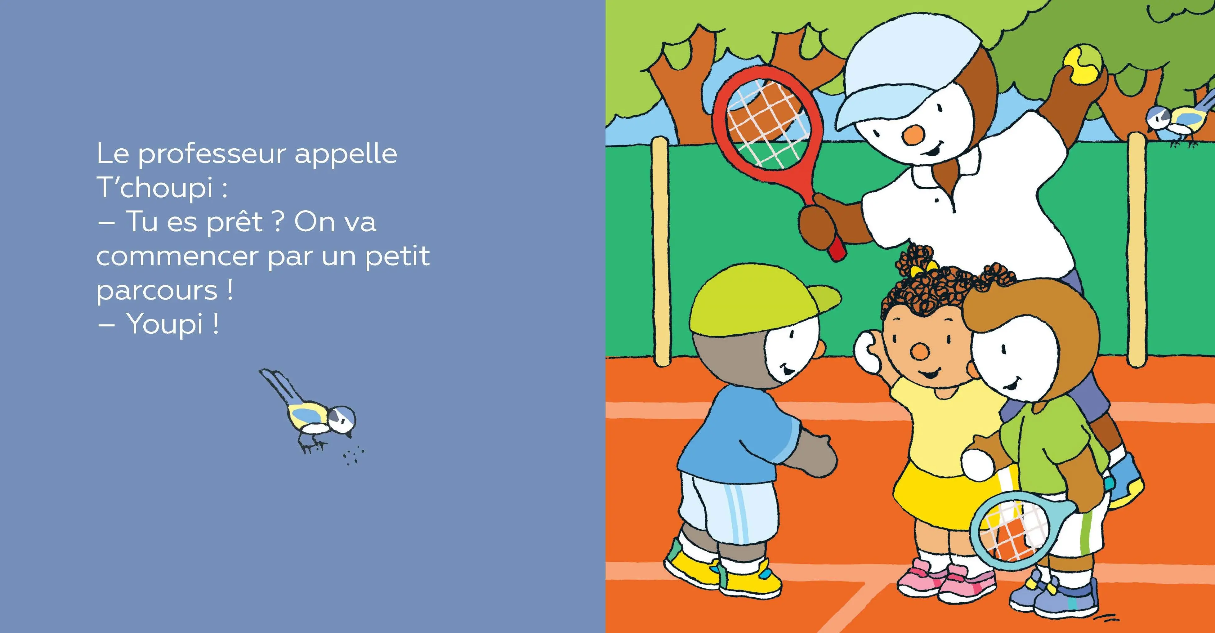 T'choupi fait du tennis - Dès 2 ans - Album(s) - 9782092574409 - page-interieure 02