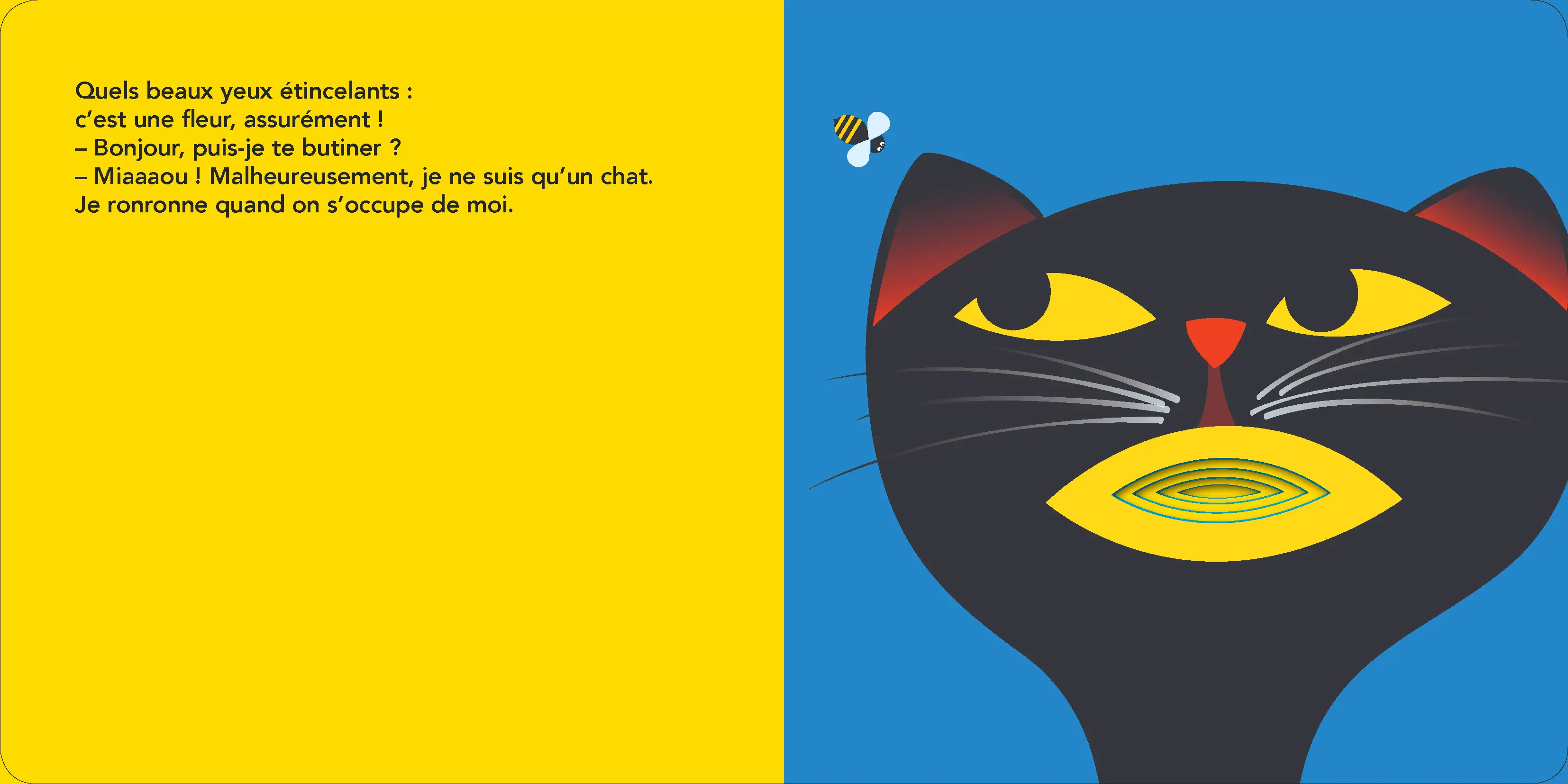 Bzzz ! - Livre à trous  - dès 2 ans - Livre d'éveil - 9782092584361 - page-interieure 02