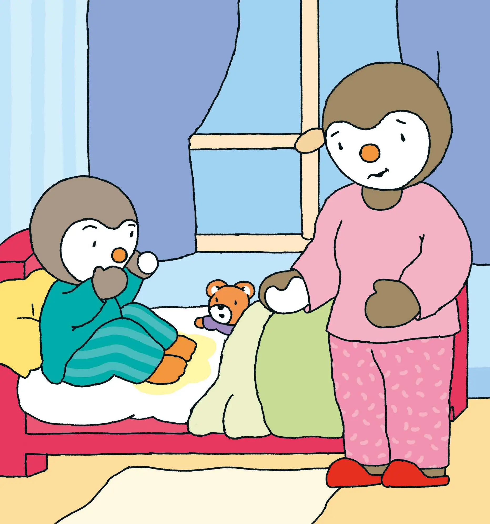 T'choupi ne fait plus pipi au lit - dès 2 ans - Album(s) - 9782092593134 - page intérieure 02